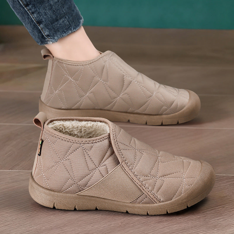 Damen Bequeme Fleecegefütterte Winterstiefel R&B