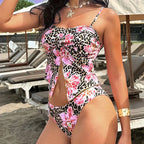 Damen Tankini Set mit floralem und animalischem Design R&B