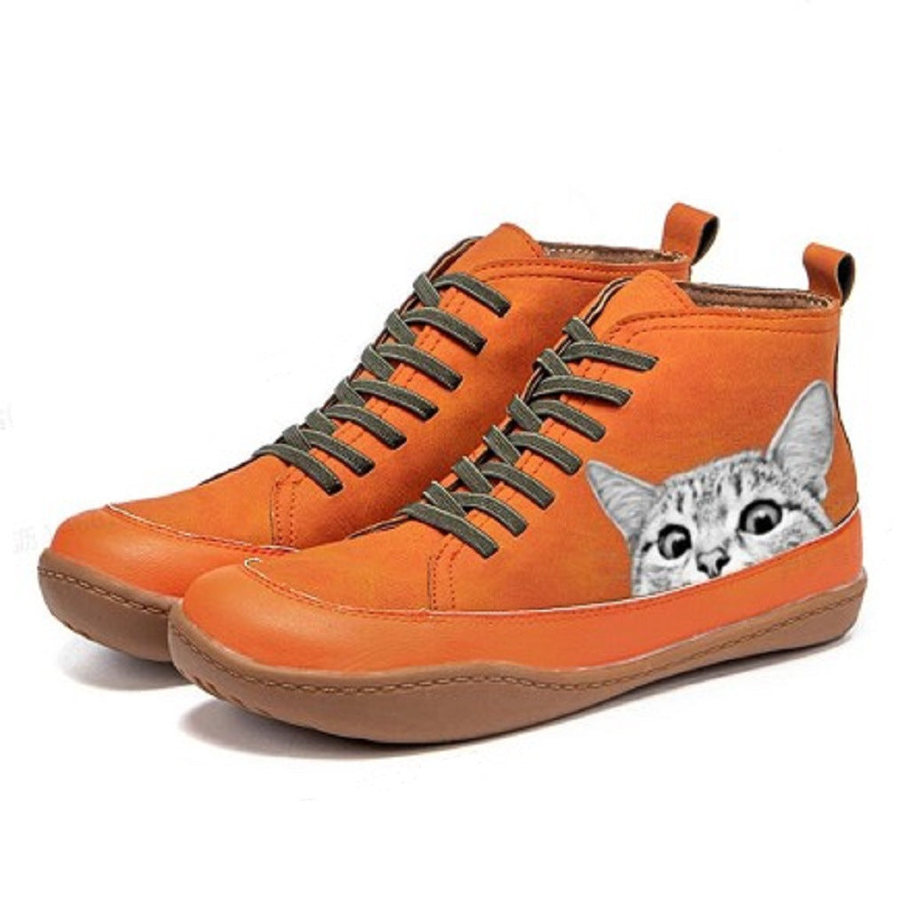 Damen Sneaker mit tierischem Motiv R&B