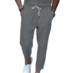 Herren lässige Freizeithose mit elastischem Bund und seitlichen Eingrifftaschen R&B