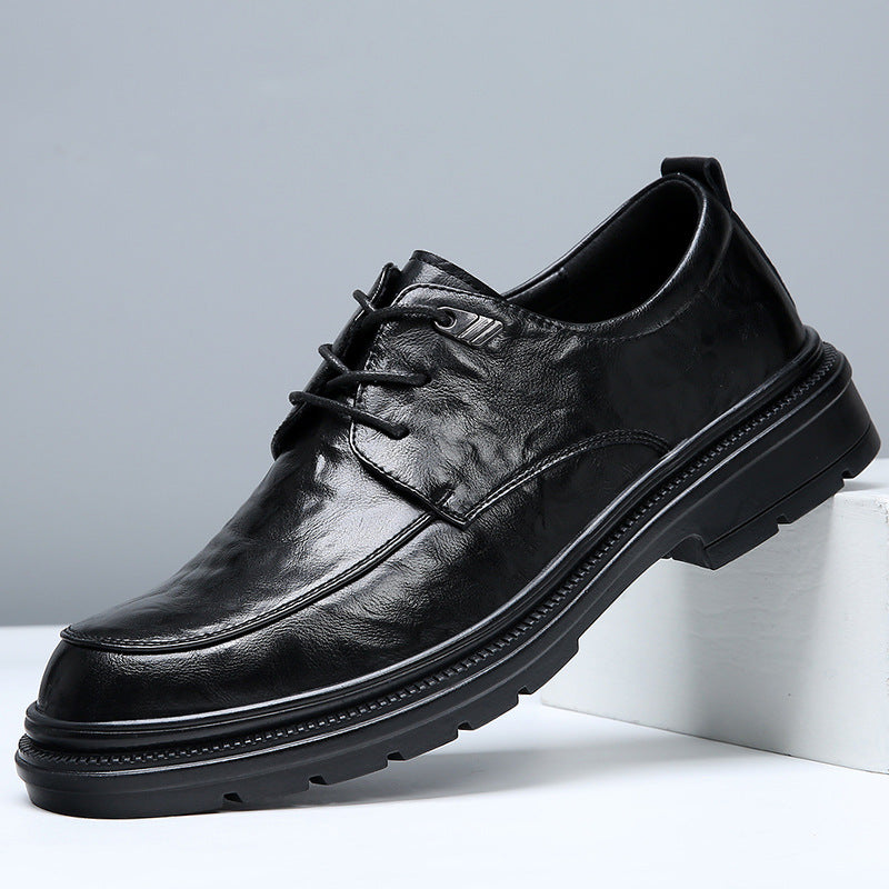 Herren Elegante Schnürschuhe mit rutschfester Sohle und atmungsaktivem Obermaterial