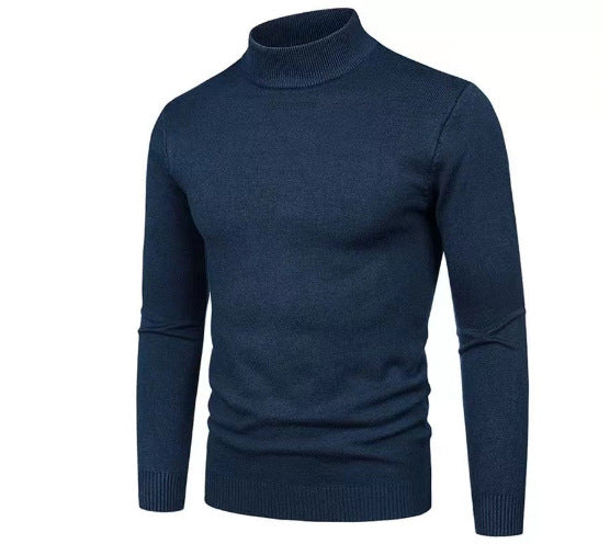 Herren Pullover mit hohem Kragen R&B