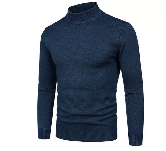 Herren Pullover mit hohem Kragen R&B