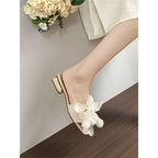 Damen elegante Blumensandalen R&B