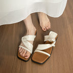 Damen Moderne Slippers mit eleganter Schleifenverzierung