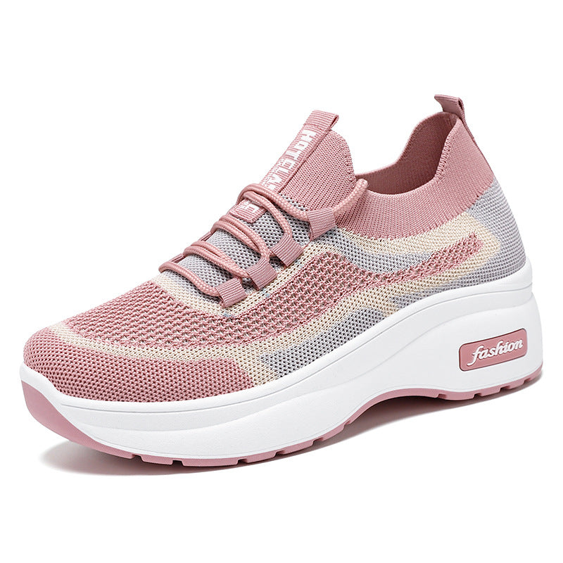 Damen Sportliche Sneakers mit atmungsaktivem Strick-Obermaterial und innovativer Dämpfungstechnologie R&B