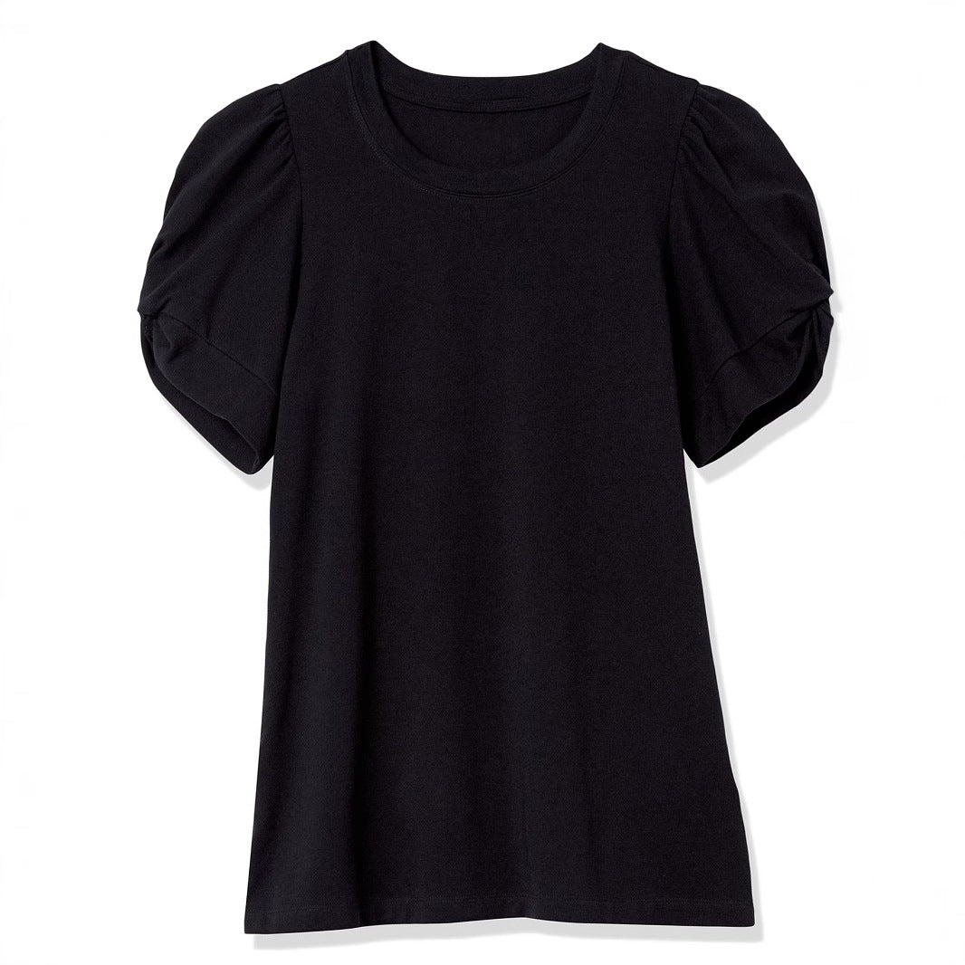 Damen Elegantes Oberteil mit Puffärmeln R&B
