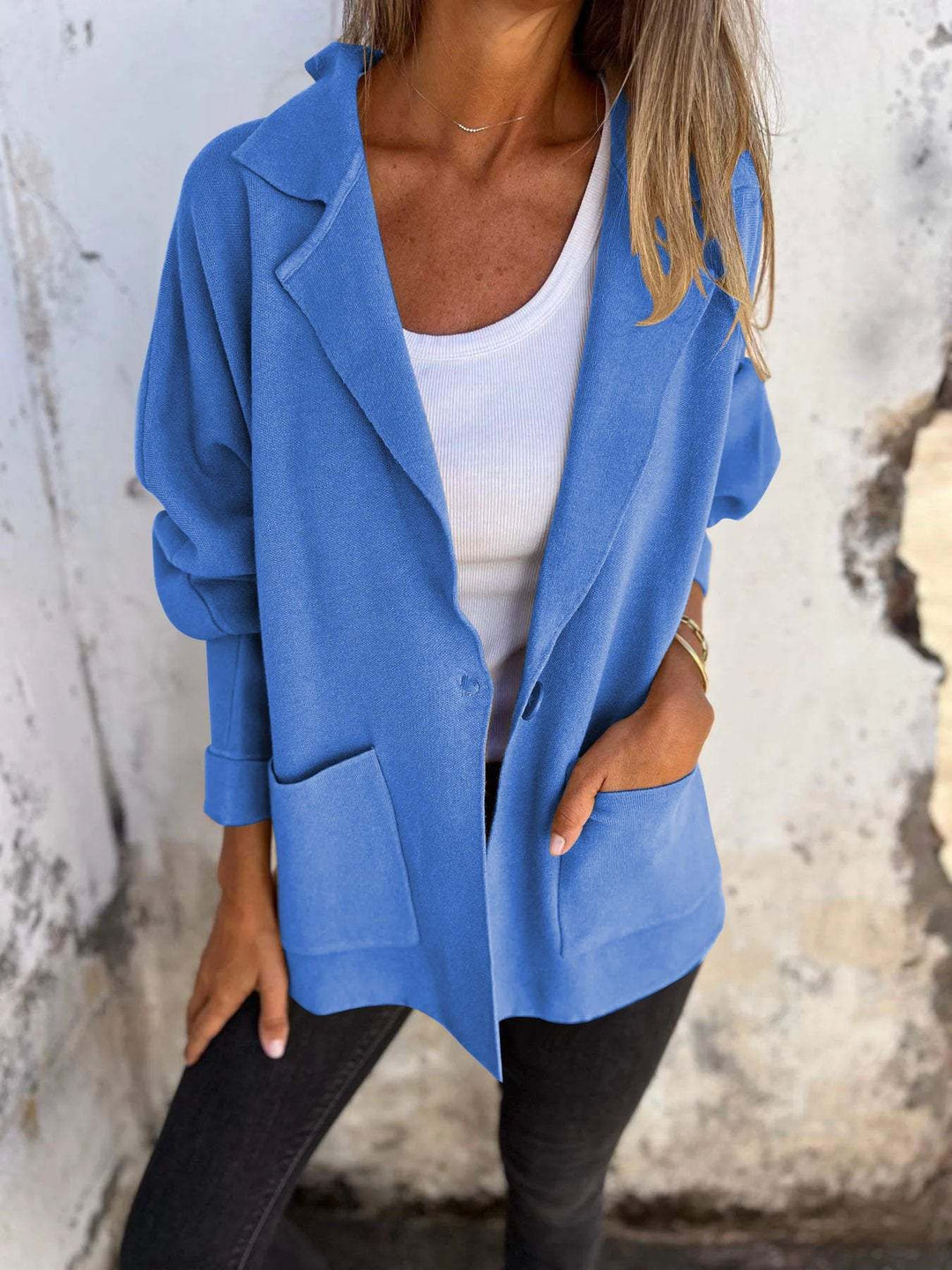 Damen modische Oversized Blazer R&B