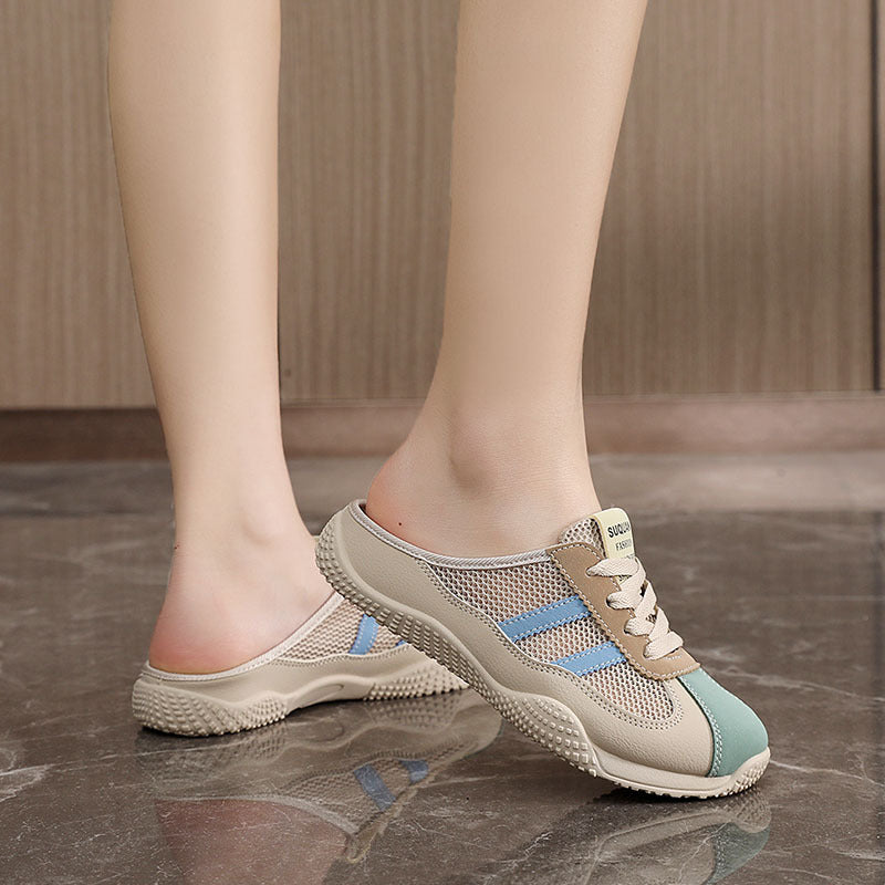 Damen Bequeme Clogs mit atmungsaktivem Obermaterial und griffiger Sohle R&B