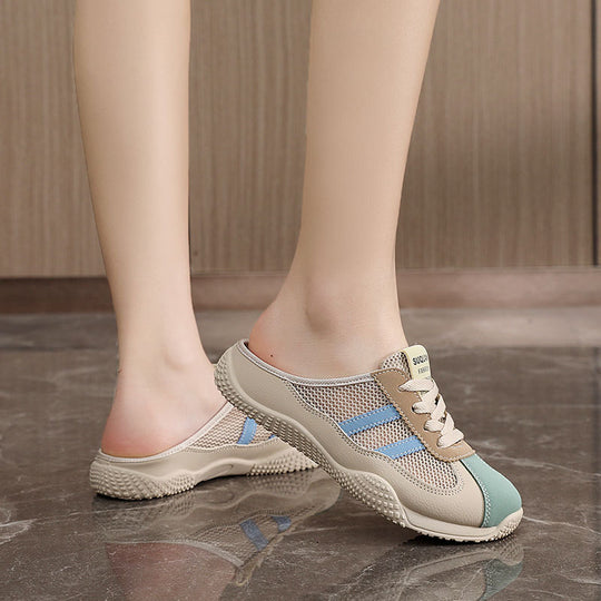 Damen Bequeme Clogs mit atmungsaktivem Obermaterial und griffiger Sohle R&B