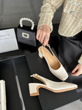 Damen elegante Slingback-Pumps mit modischem Absatz R&B