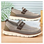 Damen Slip-On Freizeit-Schuhe mit atmungsaktivem Mesh-Obermaterial