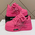 Damen Trendige Chunky Sneakers mit auffälligem Stern-Design R&B