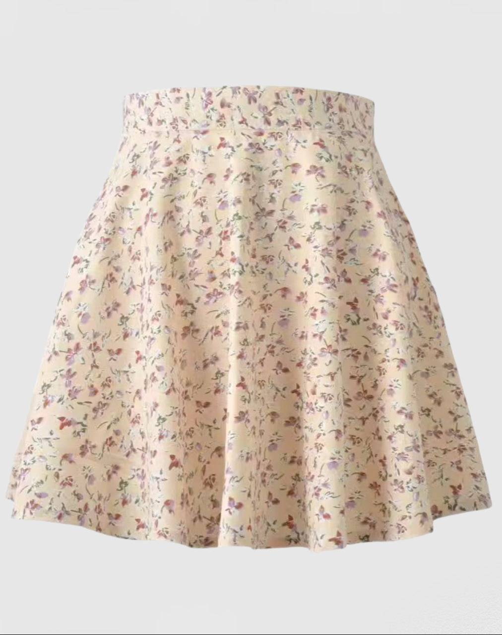 Damen Verspielter A-Linien Rock mit floralem Print R&B