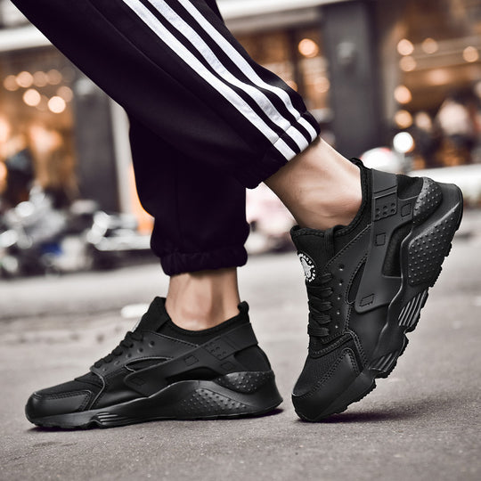 Damen sportliche Sneaker mit atmungsaktiver Oberflächenstruktur und rutschfester Sohle R&B