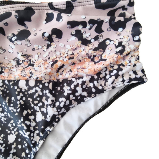 Damen Bikini-Set mit trendigem Animal-Print und modischem Schleifen-Detail R&B
