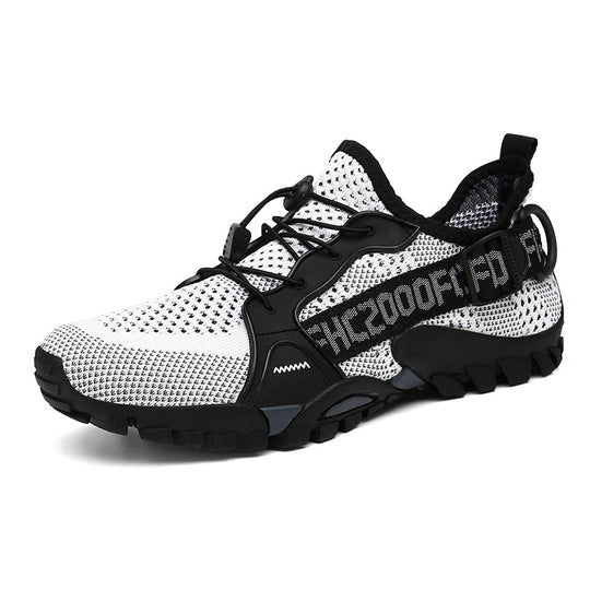 Damen Leichte und flexible Outdoor-Sneaker mit atmungsaktivem Mesh-R&B