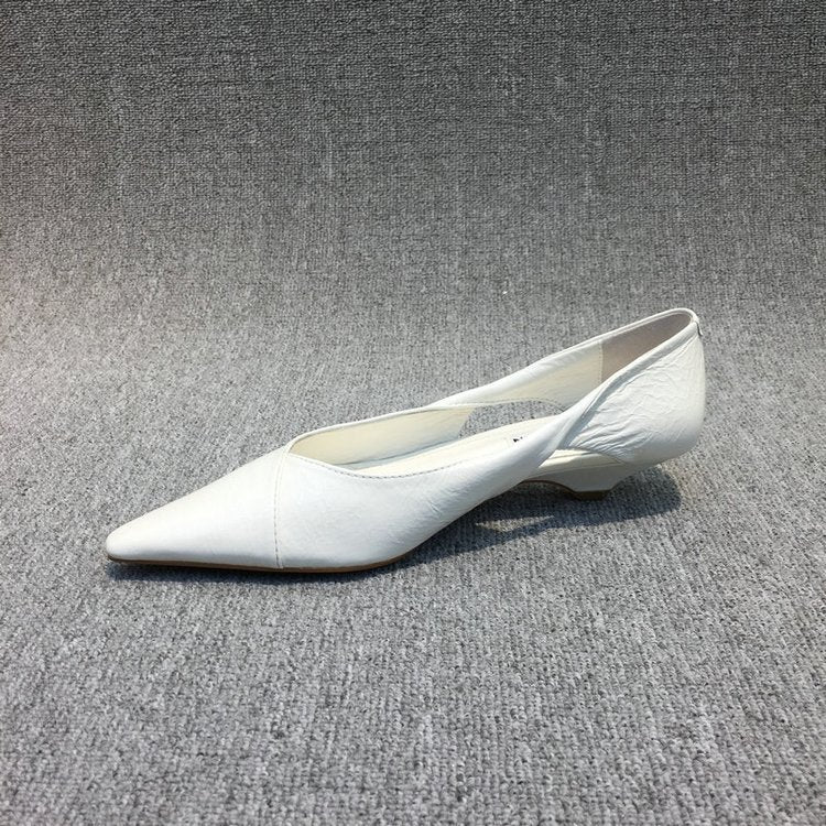 Damen Raffinierte Spitze Ballerinas mit Geschmeidiger Lederoberfläche R&B