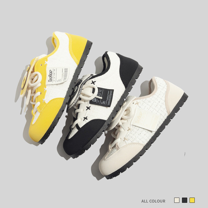 Damen Sportliche Sneaker mit atmungsaktiver Gewestruktur und rutschfester Sohle