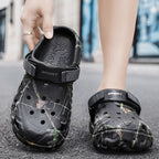 Damen Leichte Sport Clogs mit verstellbarem Riemen R&B