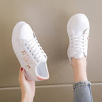 Damen Freizeit Sneakers mit verspieltem Schmetterlings- und Blumenmotiv R&B