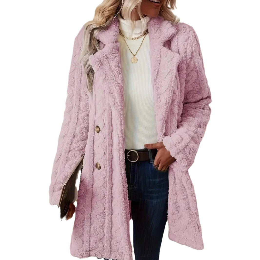 Damen Strickjacke im cardigan Stil R&B