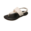 Damen Zehentrenner-Sandalen mit modischem Riemendesign und verstellbarem Riemen R&B