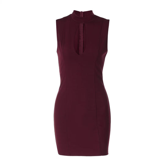 Damen Figurbetontes Kleid mit schickem Ausschnitt und kunstvollem Design R&B