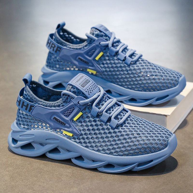 Damen Sportliche Mesh-Sneaker mit innovativem Dämpfungssystem und rutschfester Sohle R&B