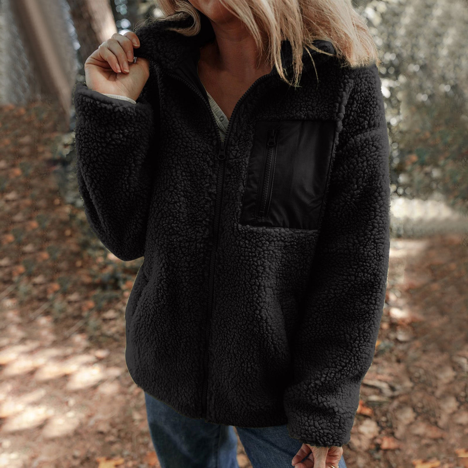 R&B | Lockere und Warme Jacke für Frauen