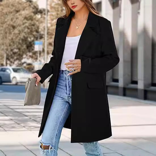 Damen eleganter Überwurf mit modernem Schnitt R&B