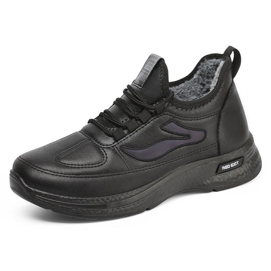 Damen Sportliche Lammfell-Sneaker mit rutschfester Sohle R&B