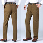 Herren Elegante Anzughose mit schmalem Schnitt und praktischen Taschen