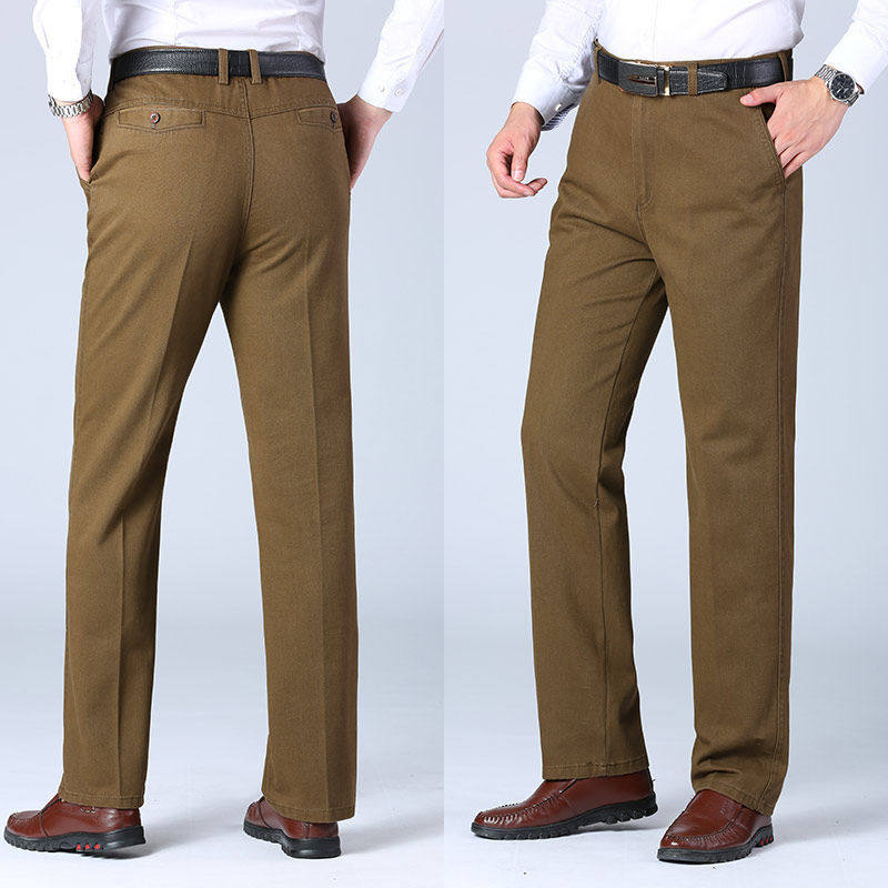 Herren Elegante Anzughose mit schmalem Schnitt und praktischen Taschen