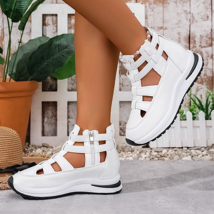 Damen modische Sneaker mit floralem Design R&B