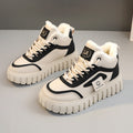 Damen Sportliche High-Top Sneakers mit gefüttertem Innenfutter und rutschfester Laufsohle R&B