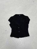 Damen Blazer mit tailliertem Schnitt und modernen Streifen R&B