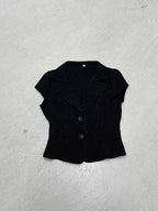 Damen Blazer mit tailliertem Schnitt und modernen Streifen R&B