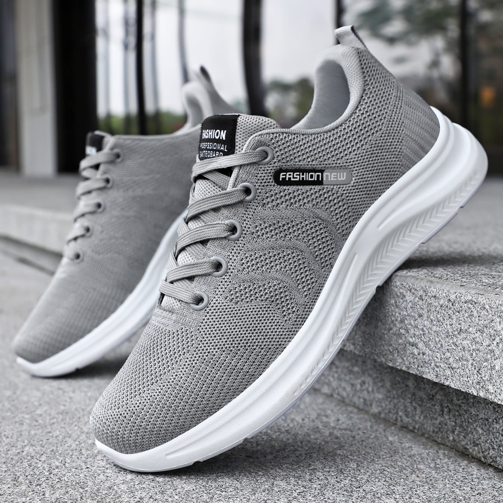Damen Atmungsaktive Komfort Sneaker mit flexiblem Mesh-Obermaterial R&B