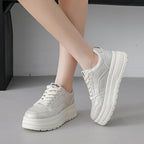 Damen Modische Chunky Sneaker mit atmungsaktivem Obermaterial und stabiler Dämpfung R&B
