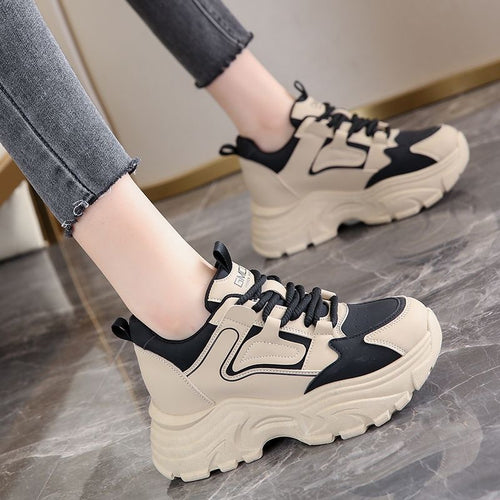 Damen Chunky Sneakers im modernen sportlichen Design mit dämpfender Sohle R&B