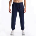Herren bequeme Freizeithose mit elastischem Bund und Strukturmuster R&B