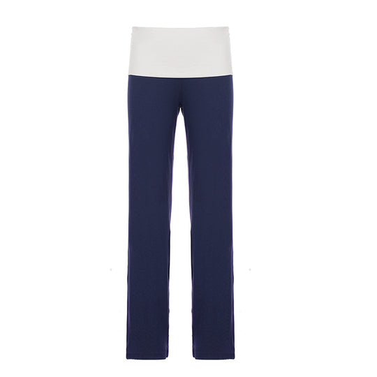 Damen Flared Leggings mit Blumenmuster R&B