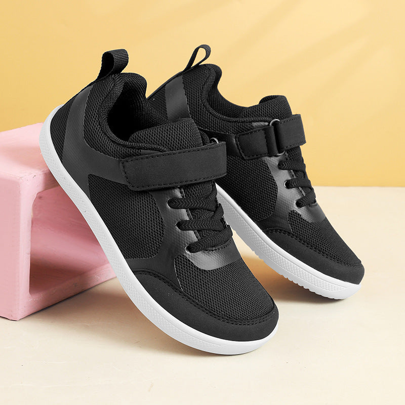 Unisex nan leichte Mesh-Sneaker mit elastischem Schnürsystem, Klettverschluss und EVA-Zwischensohle R&B