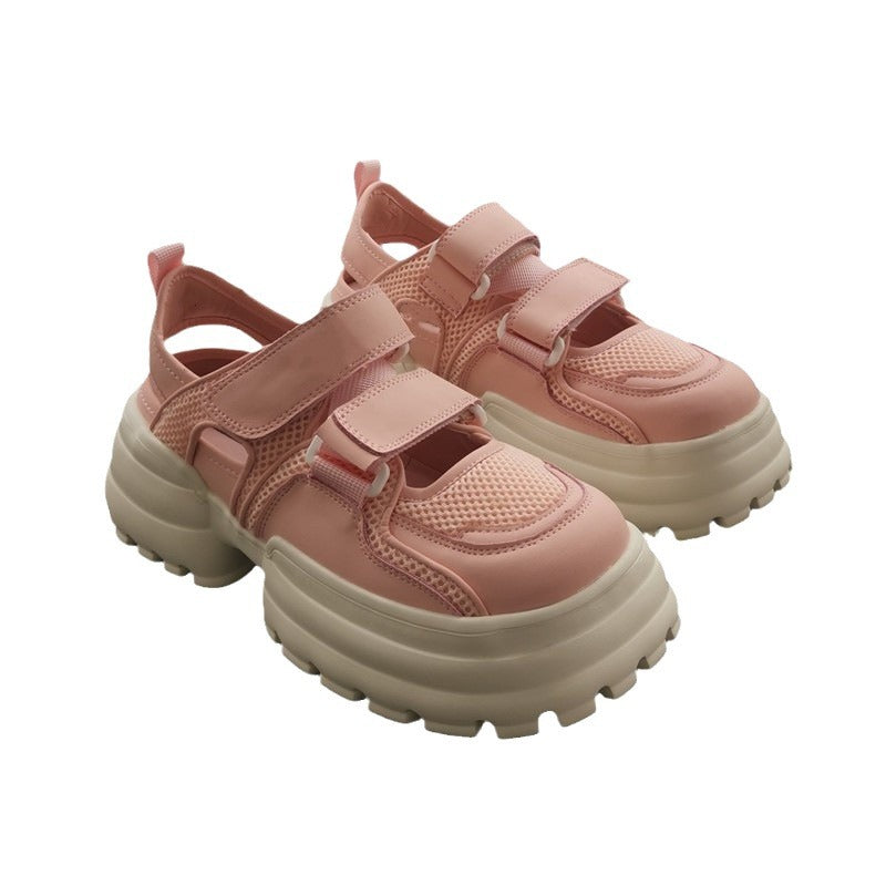 Damen Sportliche Sneakers mit praktischem Klettverschluss und rutschfester Sohle