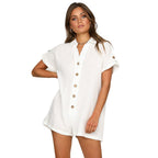 Damen lässiger Sommer Overall R&B