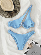 Damen Dreiecks-Bikini mit asymmetrischem Design