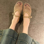 Damen elegante Ballerinas mit Netzdesign R&B