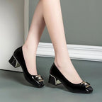 Damen Elegante Pumps mit schickem Akzent und komfortablem Blockabsatz R&B