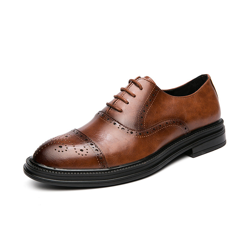 Damen Klassische Brogues aus Leder R&B